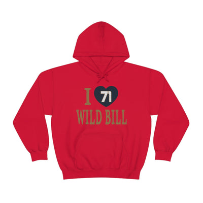 Hoodie "I Heart Wild Bill" Unisex Hooded Sweatshirt