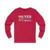 Long-sleeve Hayes 65 Vegas Hockey Unisex Jersey Long Sleeve Shirt