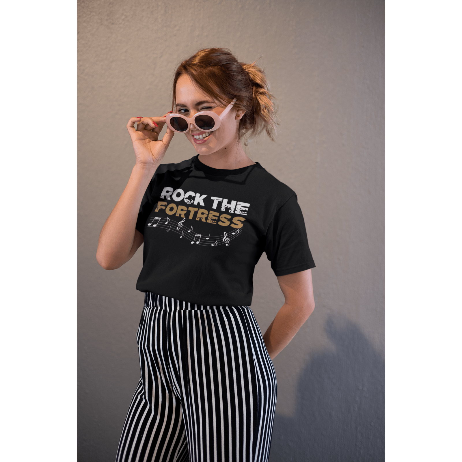 T-Shirt "Rock The Fortress" Unisex Jersey Tee