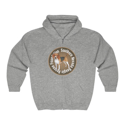 Hoodie Southern Nevada Beagle Rescue Foundation Unisex Full Zip Hooded Sweatshirt
