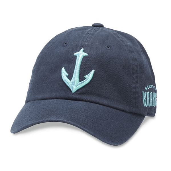 Seattle Kraken Anchor Secondary Logo Baseball Hat