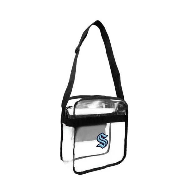 Seattle Kraken Clear Carryall Crossbody Purse Bag