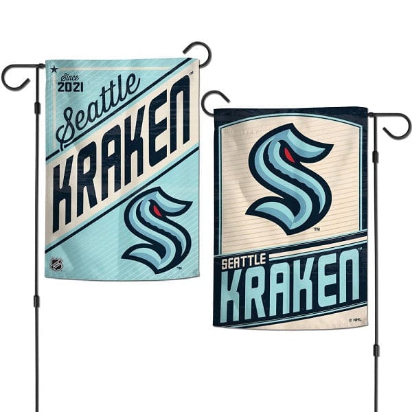 Seattle Kraken Double-Sided Garden Flag