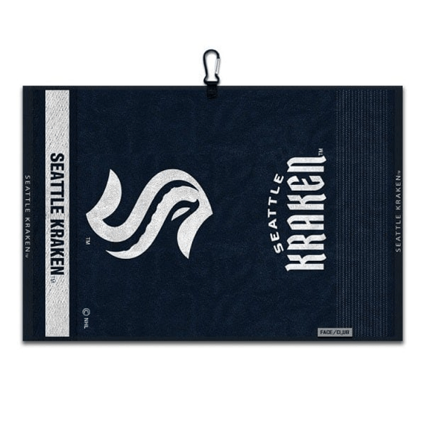 Seattle Kraken Jacquard Golf Towel, 16x24 Inch