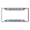 Seattle Kraken Metallic License Plate Frame