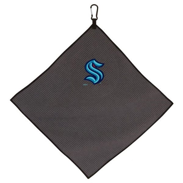 Seattle Kraken Microfiber Golf Towel, 15x15"