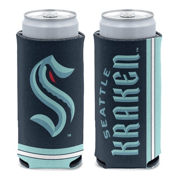 Seattle Kraken Slim Can Cooler, 12 oz.