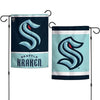 Seattle Kraken Two Sided Garden Flag, 12.5x18"