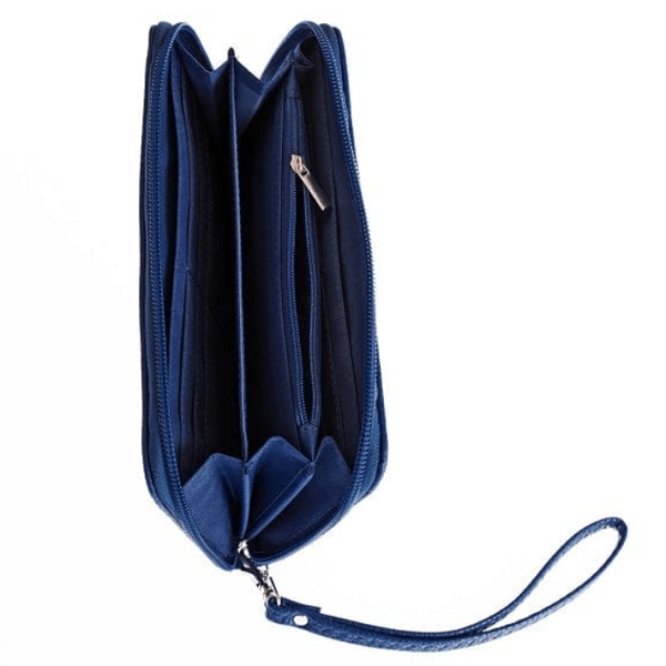 Seattle Kraken Zip Organizer Wristlet Wallet