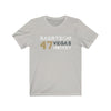 T-Shirt Silver / S Baertschi 47 Vegas Hockey Unisex Jersey Tee