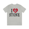 T-Shirt "I Heart Stone" Unisex Jersey Tee