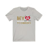 T-Shirt Silver / S My Heart Belongs To Amadio Unisex Jersey Tee