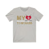 T-Shirt Silver / S My Heart Belongs To McNabb Unisex Jersey Tee