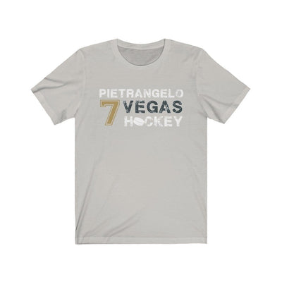 T-Shirt Silver / S Pietrangelo 7 Vegas Hockey Unisex Jersey Tee