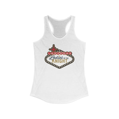 Tank Top Solid White / XS Ladies Of The Knight Women's Ideal Racerback Tank Top