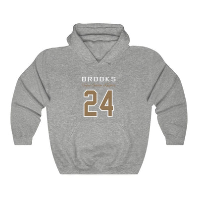 Hoodie Sport Grey / S Brooks 24 Vegas Golden Knights Unisex Hooded Sweatshirt