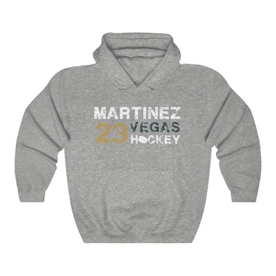Hoodie Sport Grey / S Martinez 23 Vegas Hockey Unisex Hooded Sweatshirt