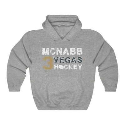 Hoodie Sport Grey / S Mcnabb 3 Vegas Hockey Unisex Hooded Sweatshirt
