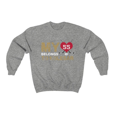 Sweatshirt Sport Grey / S My Heart Belongs To Kolesar Unisex Crewneck Sweatshirt