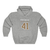 Hoodie Sport Grey / S Patrick 41 Vegas Golden Knights Unisex Hooded Sweatshirt