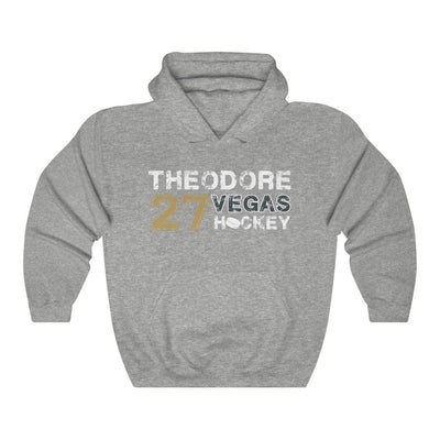 Hoodie Sport Grey / S Theodore 27 Vegas Hockey Unisex Hooded Sweatshirt