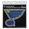 St. Louis Blues Glitter Decal, 6x6 Inch