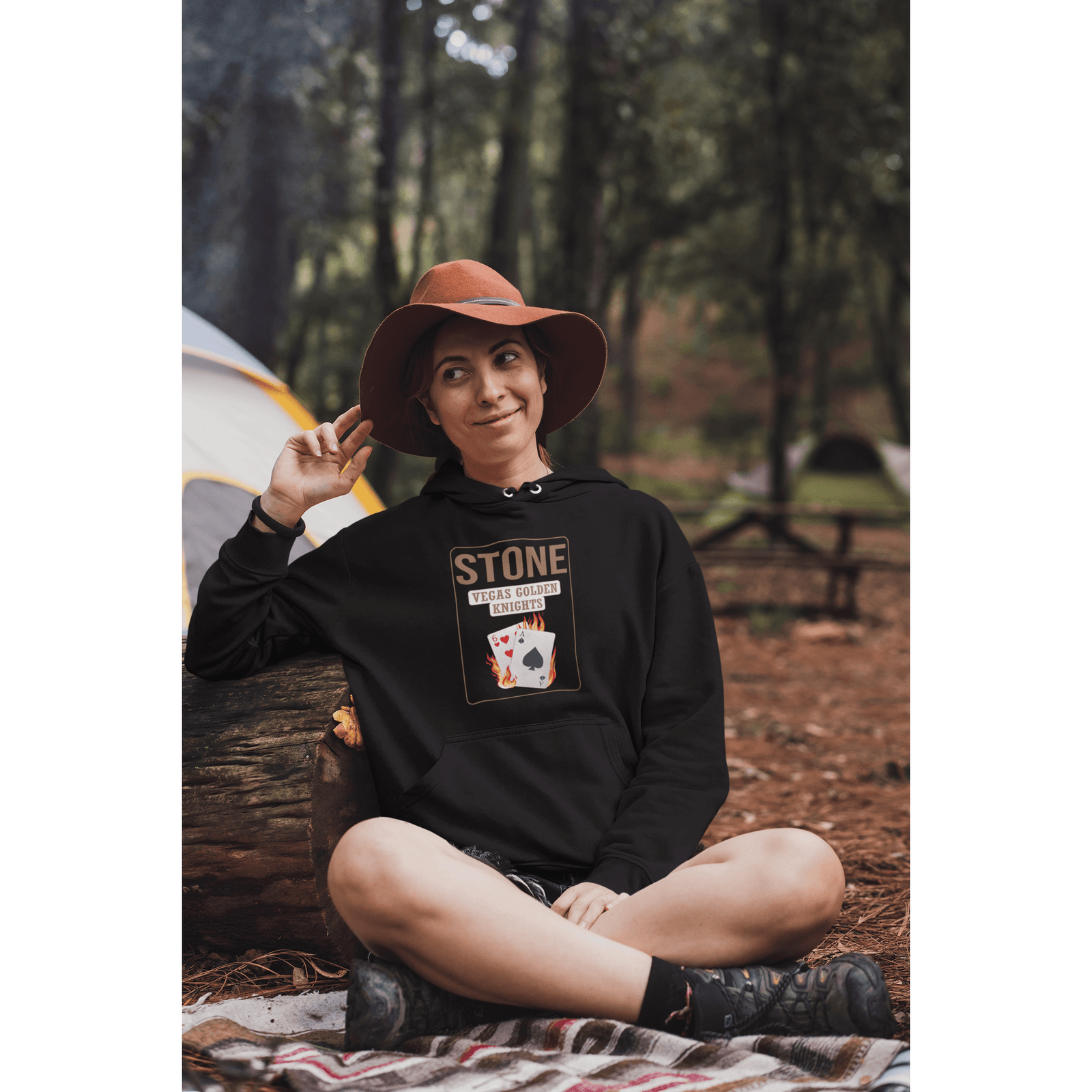 Hoodie Stone 61 Poker Cards Unisex Hooded Sweatshirt