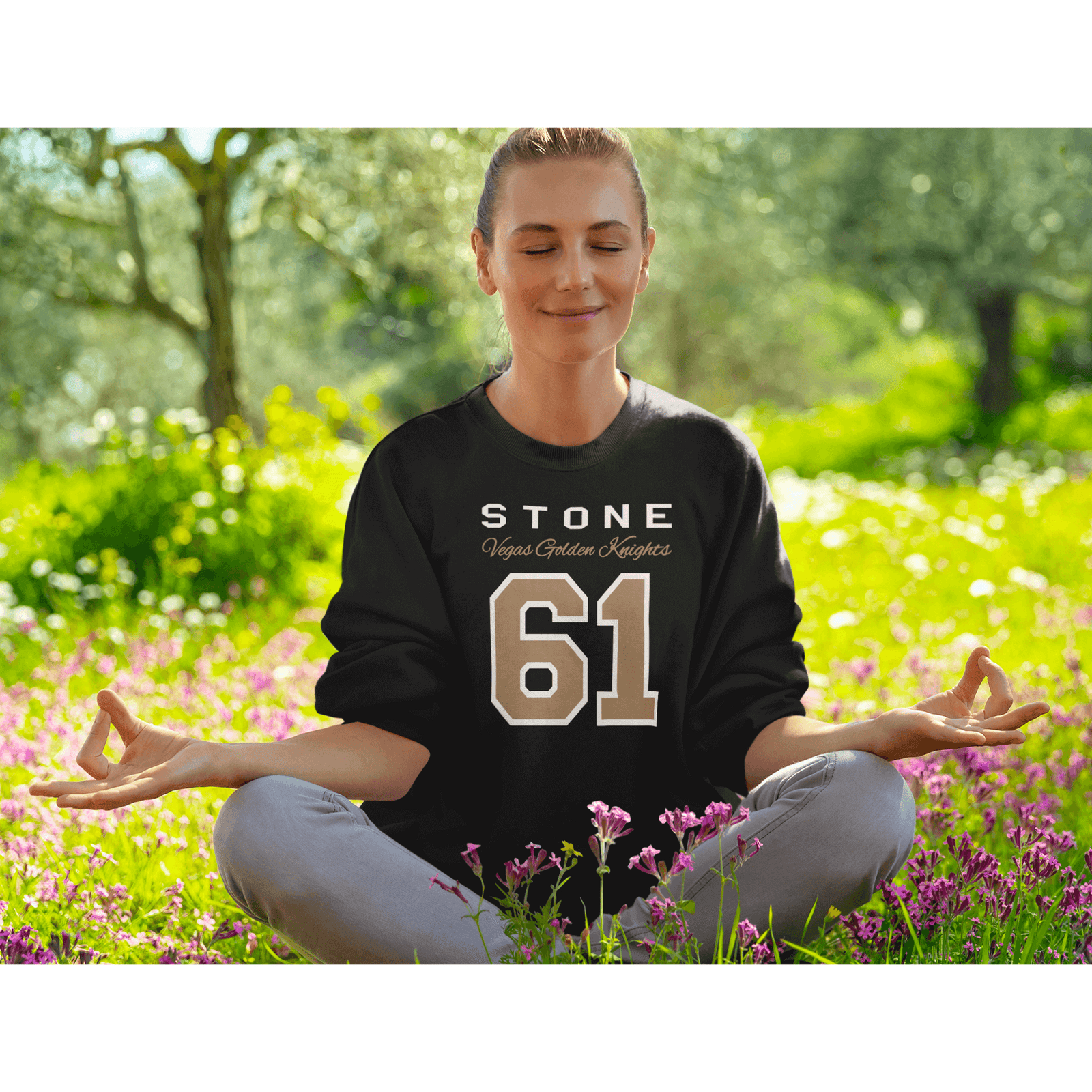 Sweatshirt Stone 61 Vegas Golden Knights Unisex Crewneck Sweatshirt