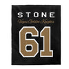 All Over Prints Stone 61 Vegas Golden Knights Velveteen Plush Blanket