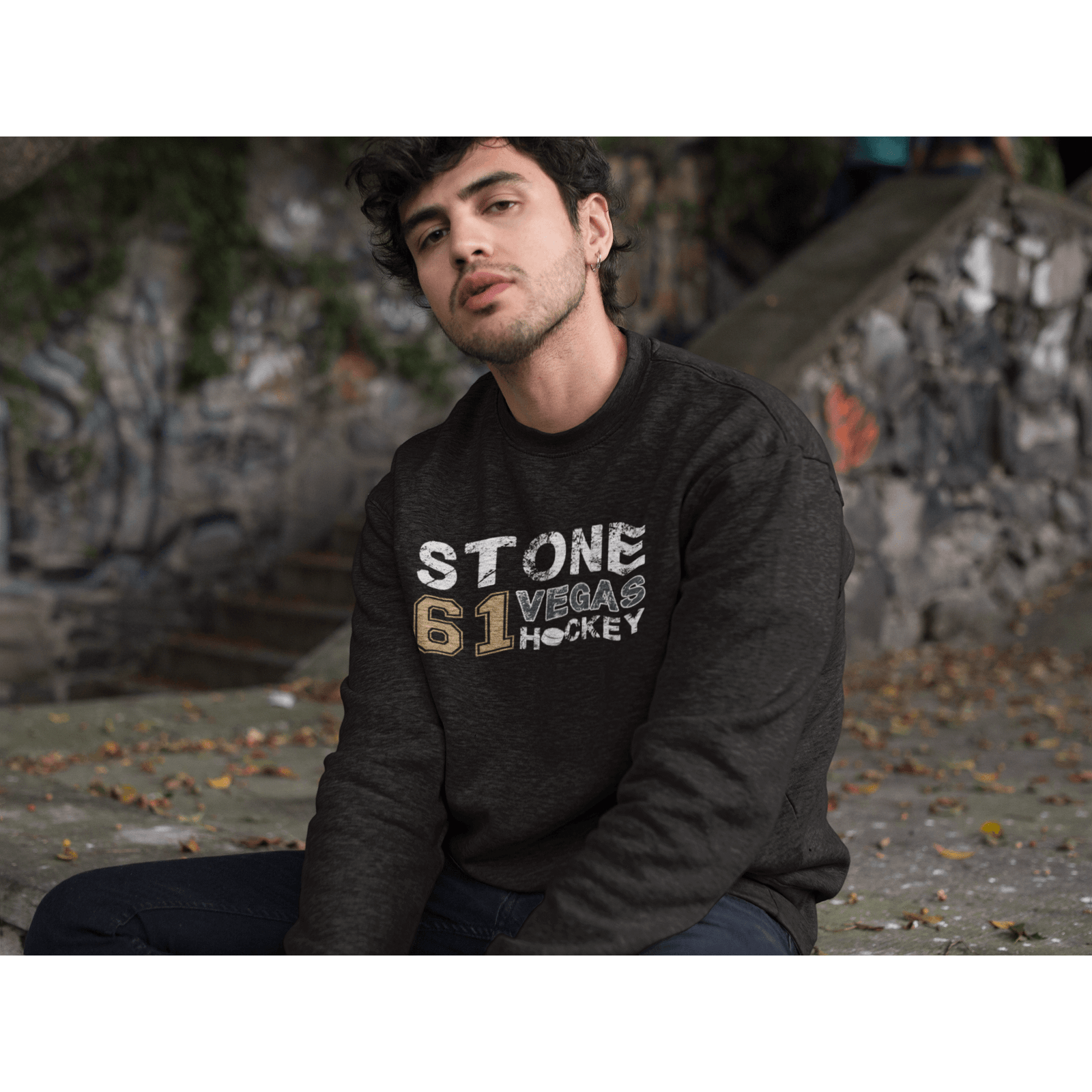 Sweatshirt Stone 61 Vegas Hockey Unisex Crewneck Sweatshirt