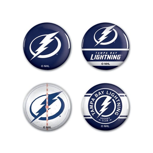 Tampa Bay Lightning Fashion Button Four Pack