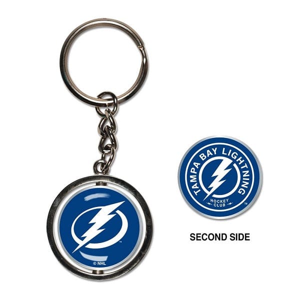 Tampa Bay Lightning Logo Spinner Keyring