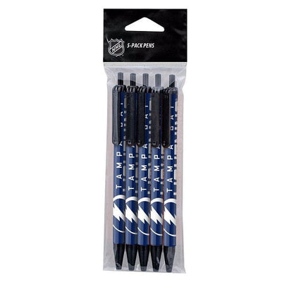 Tampa Bay Lightning Pens, 5 Pack