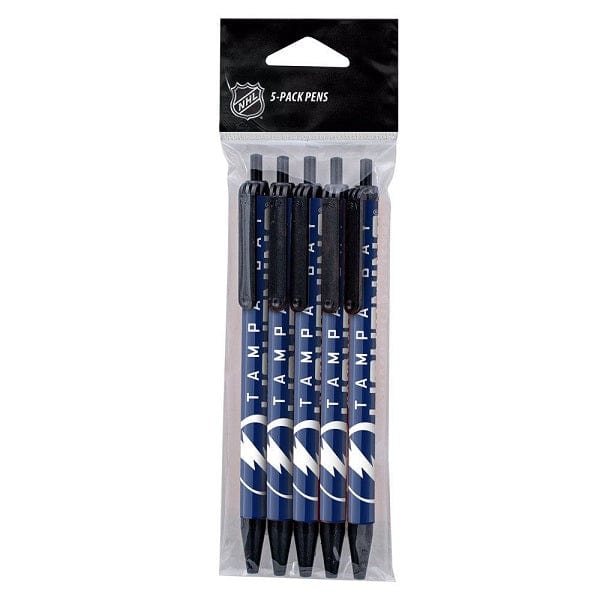 Tampa Bay Lightning Pens, 5 Pack