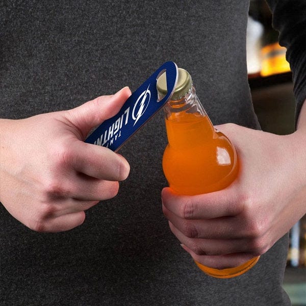 Tampa Bay Lightning Two-Sided Metal Bottle Opener