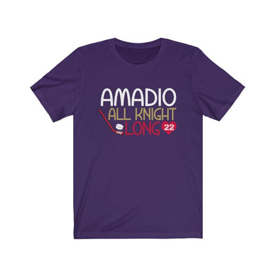 T-Shirt Team Purple / S Amadio All Knight Long Unisex Jersey Tee