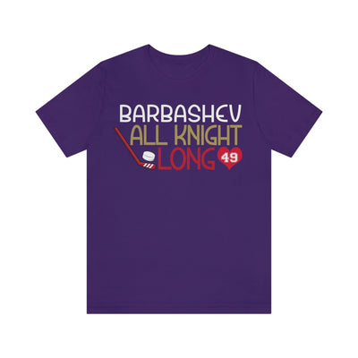 T-Shirt Barbashev All Knight Long Unisex Jersey Tee