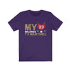 T-Shirt Team Purple / S My Heart Belongs To Martinez Unisex Jersey Tee