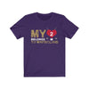 T-Shirt Team Purple / S My Heart Belongs To Whitecloud Unisex Jersey Tee