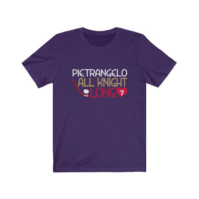 T-Shirt Team Purple / S Pietrangelo All Knight Long Unisex Jersey Tee