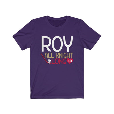 T-Shirt Team Purple / S Roy All Knight Long Unisex Jersey Tee