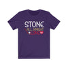T-Shirt Team Purple / S Stone All Knight Long Unisex Jersey Tee