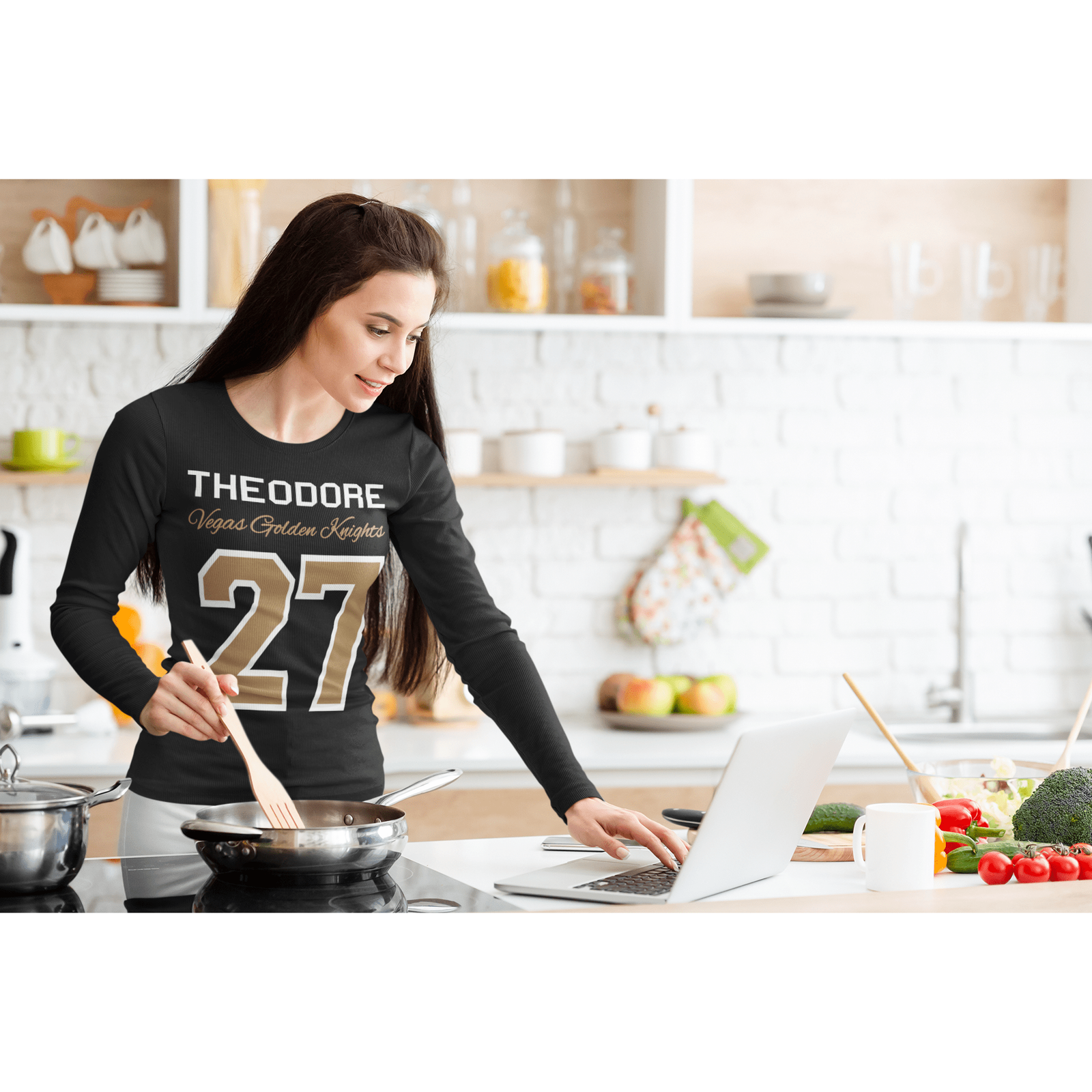 Long-sleeve Theodore 27 Unisex Jersey Long Sleeve Shirt