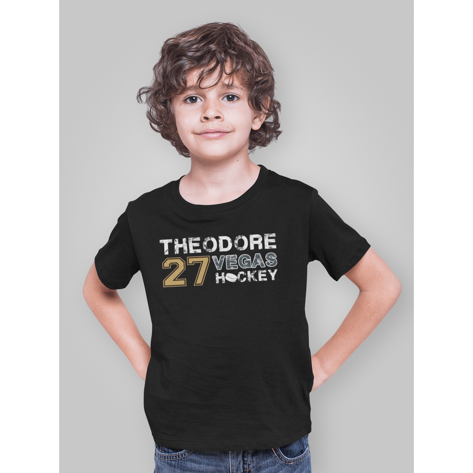 Kids clothes Theodore 27 Vegas Hockey Kids Tee