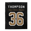 All Over Prints Thompson 36 Vegas Golden Knights Velveteen Plush Blanket