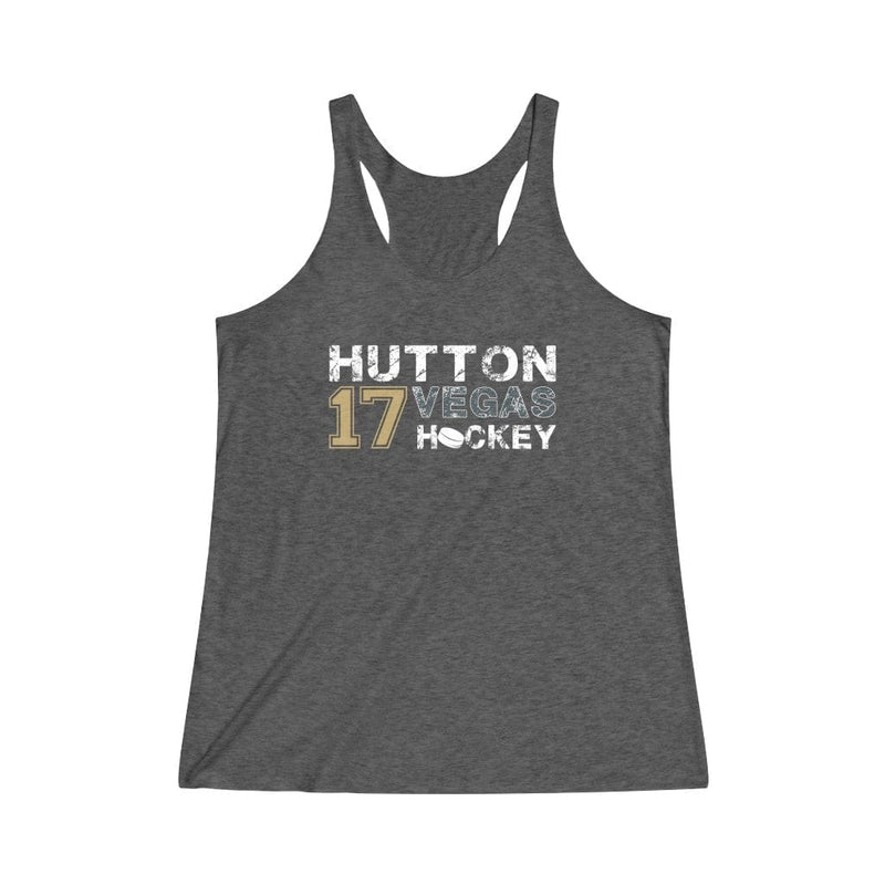Tank Top Hutton 17 Vegas Hockey Women's Tri-Blend Racerback Tank Top
