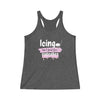 Tank Top "Icing Isn't Just For Cupcakes" Women's Tri-Blend Racerback Tank