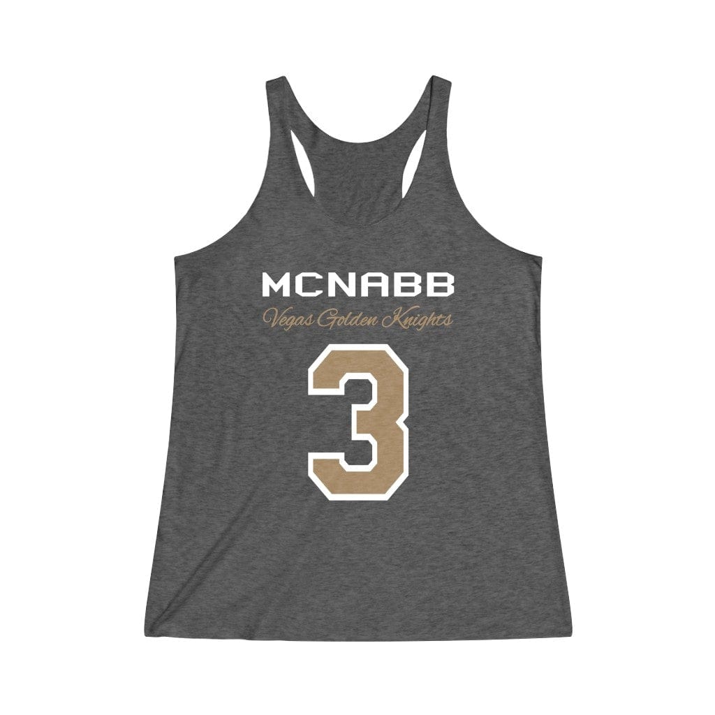 Tank Top Tri-Blend Vintage Black / L McNabb 3 Women's Tri-Blend Racerback Tank