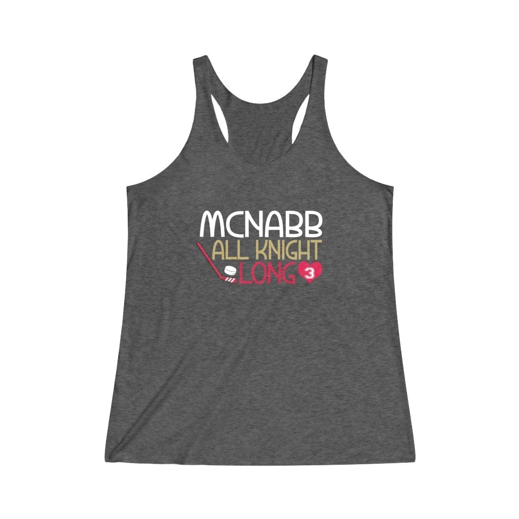 Tank Top McNabb All Knight Long Women's Tri-Blend Racerback Tank