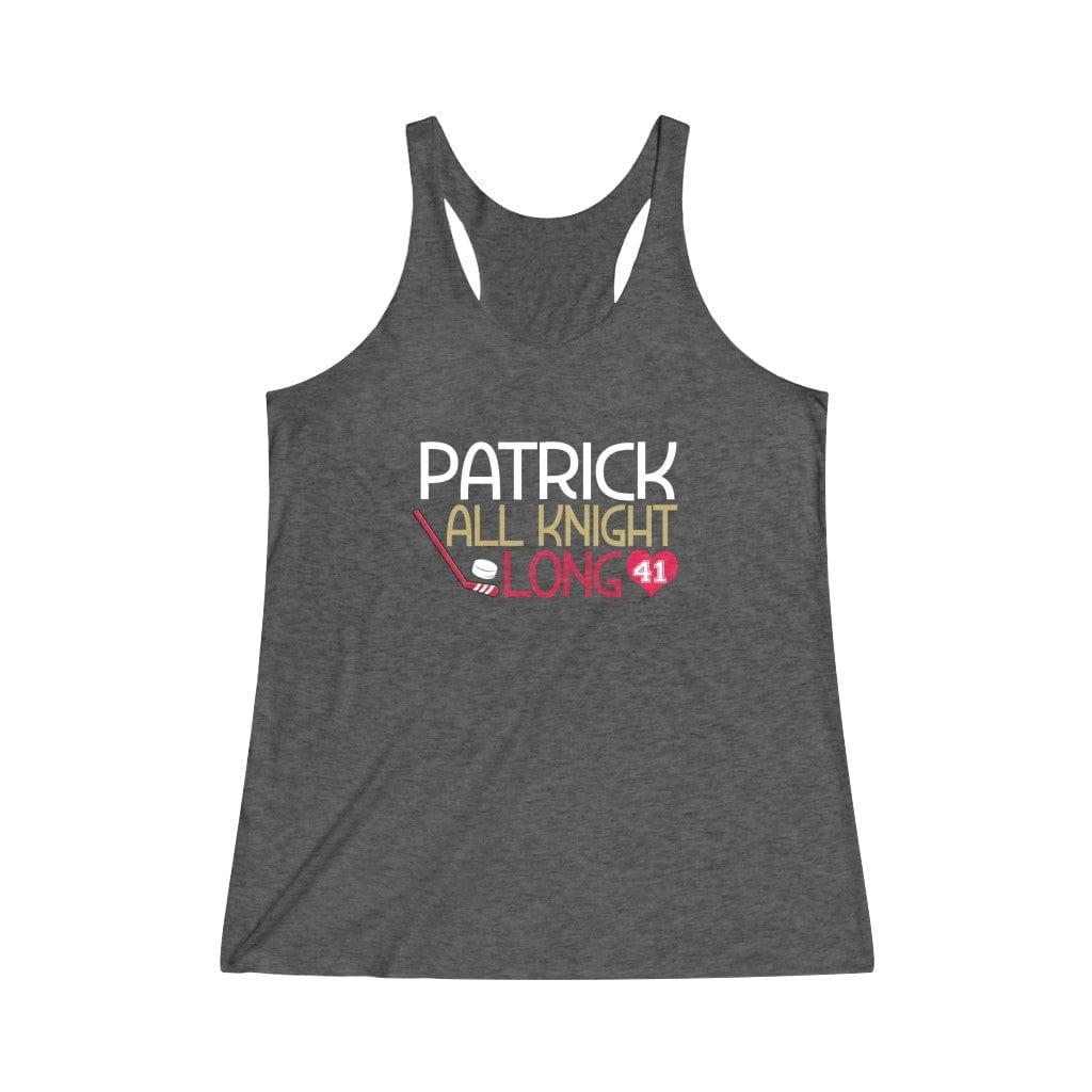 Tank Top Tri-Blend Vintage Black / L Patrick All Knight Long Women's Tri-Blend Racerback Tank